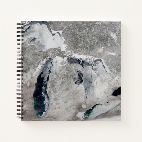 Ice On The Great Lakes United States Notebook