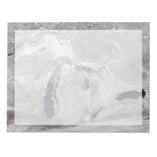 Ice On The Great Lakes United States Notepad