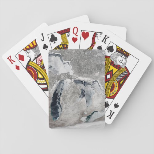 Ice On The Great Lakes United States Playing Cards