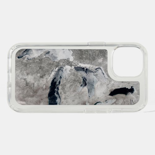 Ice On The Great Lakes United States iPhone 15 Case