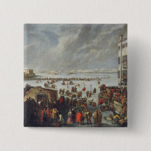Ice on the Lagoon Pinback Button