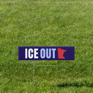 ICE OUT Anti Trump Sign