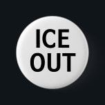 Ice Out Button<br><div class="desc">A bold, minimalist statement for a moment that demands clarity. A call for accountability, community safety, and humane treatment. Whether worn on a tee, pinned to a jacket, or added to your everyday carry, this piece lets you stand in solidarity and speak up without saying a word. Designed for those...</div>