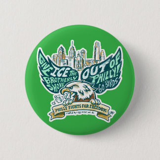 ICE out / Go Birds Button
