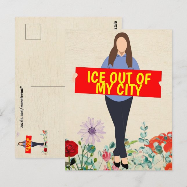 Ice Out of My City Postcard (Front/Back)