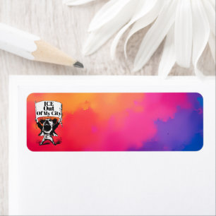 ICE Out of My City Return Address Label
