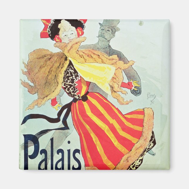 Ice Palace', Champs Elysees, Paris, 1893 Magnet (Front)