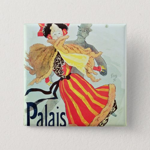 Ice Palace Champs Elysees Paris 1893 Pinback Button