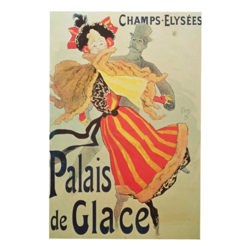 Ice Palace Champs Elysees Paris 1893 Wood Wall Art