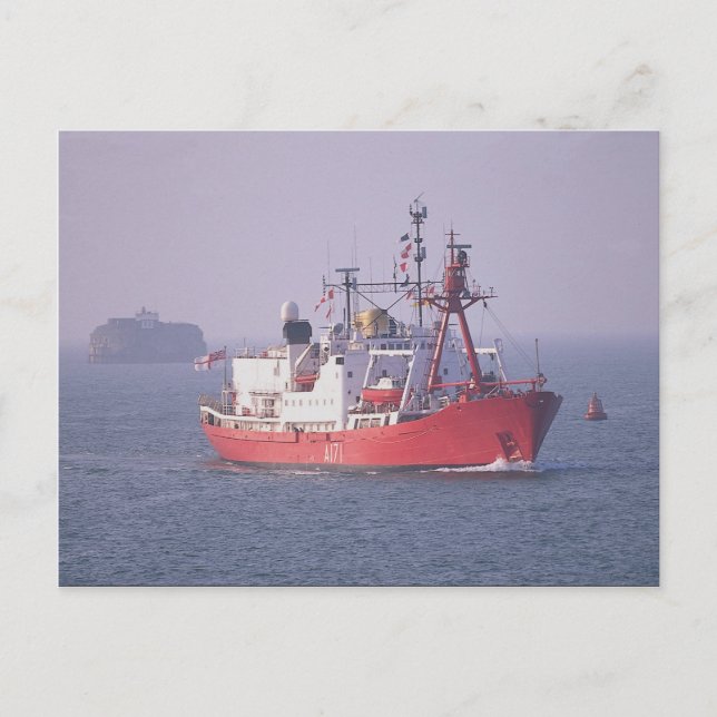 Ice patrol ship A171, "HMS Endurance", Portsmouth, Postcard (Front)