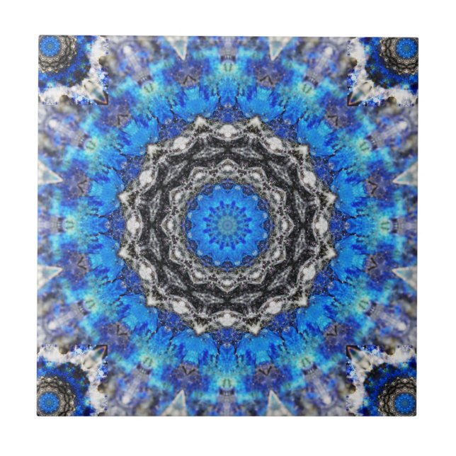 Ice Petals Mandala Tile (Front)