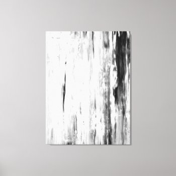 'ice Pick' Black And White Abstract Art Canvas Print by T30Gallery at Zazzle