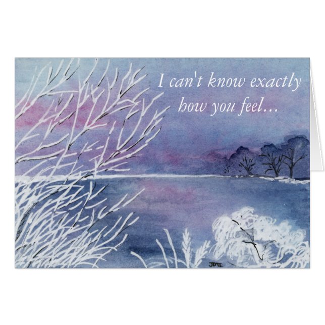 Ice Pond Watercolor Cards (Front Horizontal)