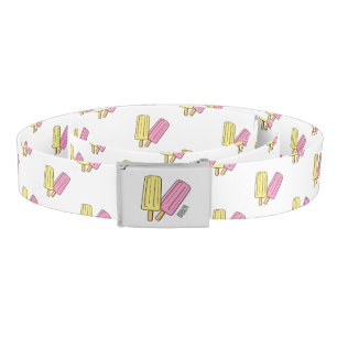 Ice pop cartoon illustration belt