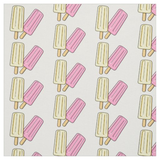 Ice pop cartoon illustration fabric