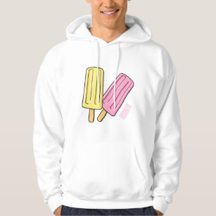 Ice pop cartoon illustration  hoodie