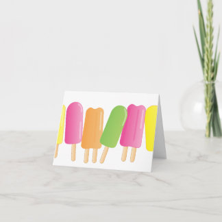 Ice-Pop Line-Up Card