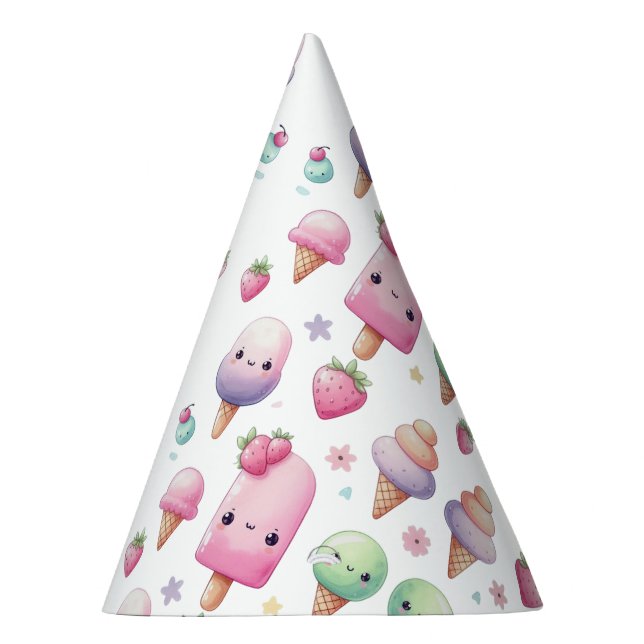 Ice Pop Party Summer Decor Popsicle Birthday Party Hat (Right)