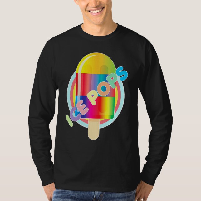 Ice Pops Freeze Frozen Freezen Fruit Juice Cream F T-Shirt (Front)