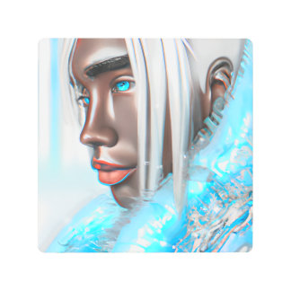 Ice Prince Melanin Black Boy Magic Bruh Winter Bro Metal Print