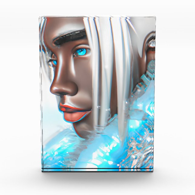 Ice Prince Melanin Black Boy Magic Bruh Winter Bro Photo Block (Front)