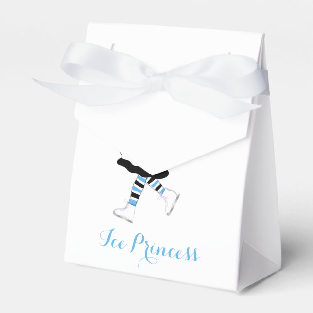 Ice Princess Favor Boxes (Front Side)