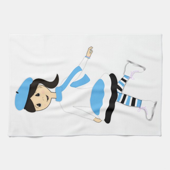 Ice Princess Kitchen Towel (Horizontal)