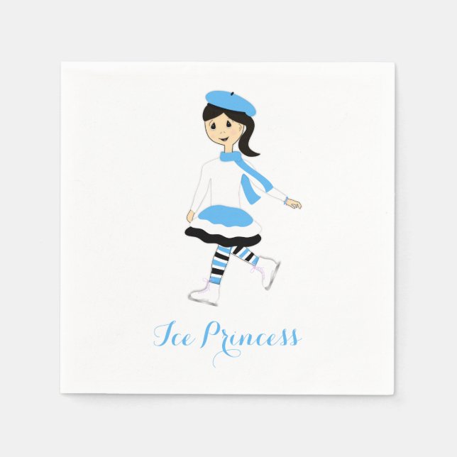 Ice Princess Paper Napkins (Front)