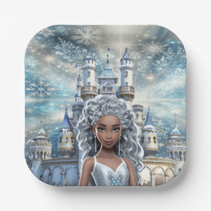 Ice Princess Paper Plates
