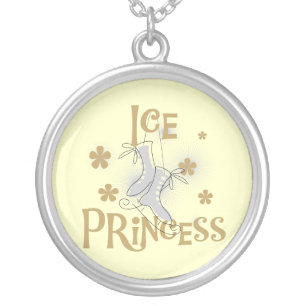 Ice Princess T-shirts and Gifts Silver Plated Necklace