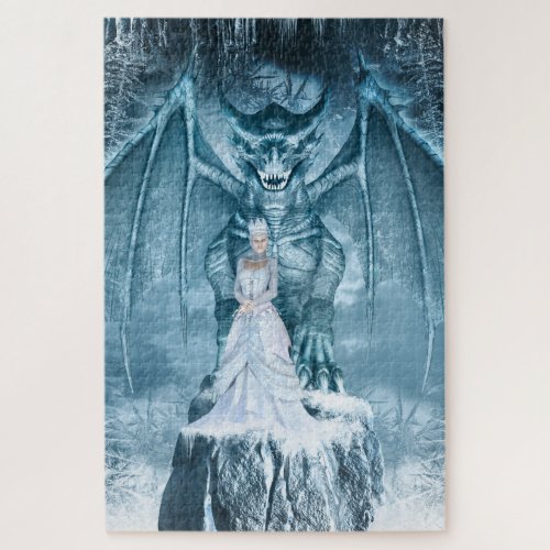 Ice Queen and Dragon 1000 Puzzle