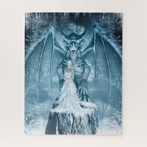 Ice Queen and Dragon 500 Puzzle