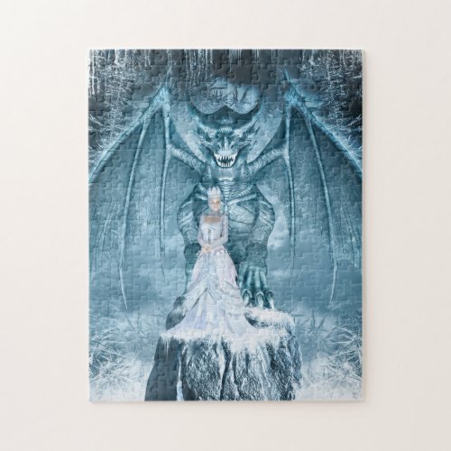 Ice Queen and Dragon Puzzle