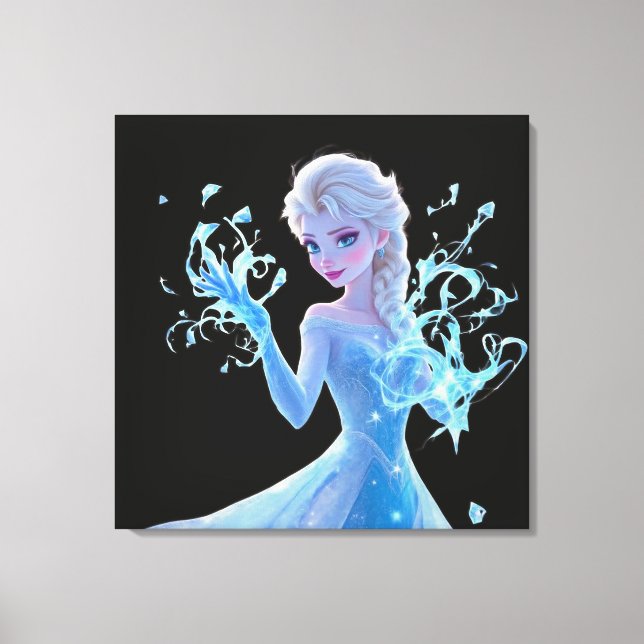 Ice Queen Magic Power Canvas Print (Front)