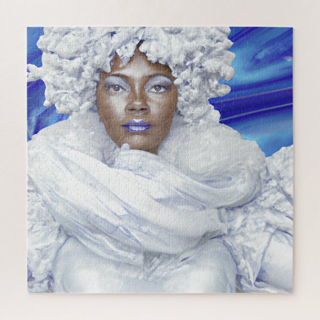 Ice Queen Melanin Women Black Girl Magic Sista Sis Jigsaw Puzzle (Vertical)