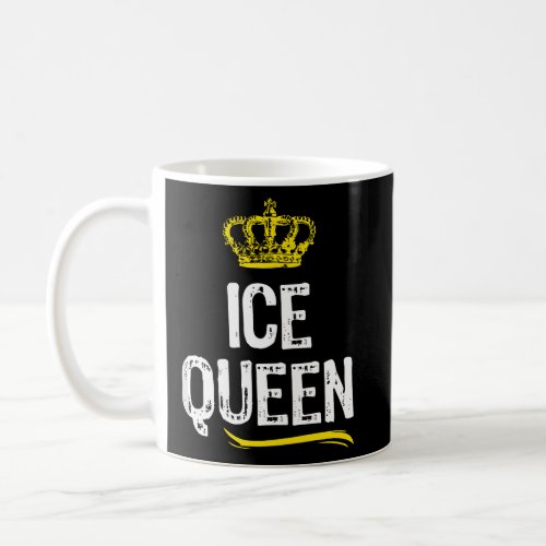 Ice Queen Women Girls Skating Hockey Fishing Funny Coffee Mug