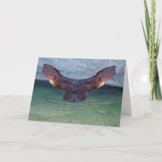 Ice Raptor Greeting Card