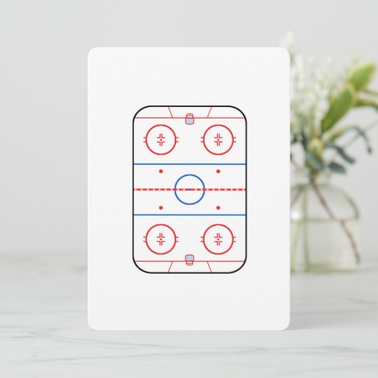 Ice Rink Diagram Hockey Game Companion (Standing Front)