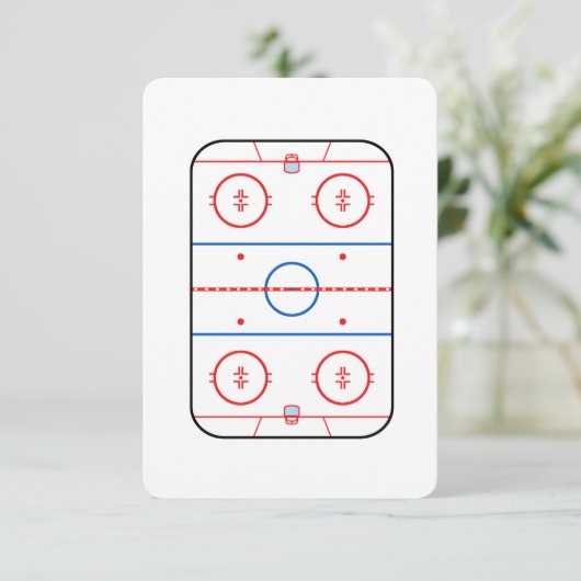 Ice Rink Diagram Hockey Game Companion (Standing Front)