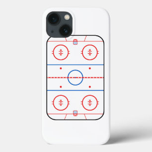 Ice Rink Diagram Hockey Game Companion iPhone 13 Case
