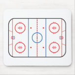 Ice Rink Diagram Hockey Game Companion Mouse Pad