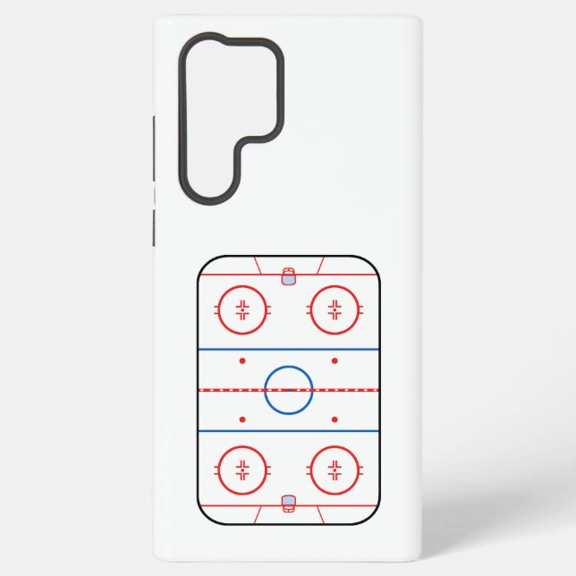 Ice Rink Diagram Hockey Game Companion Samsung Galaxy Case (Back)