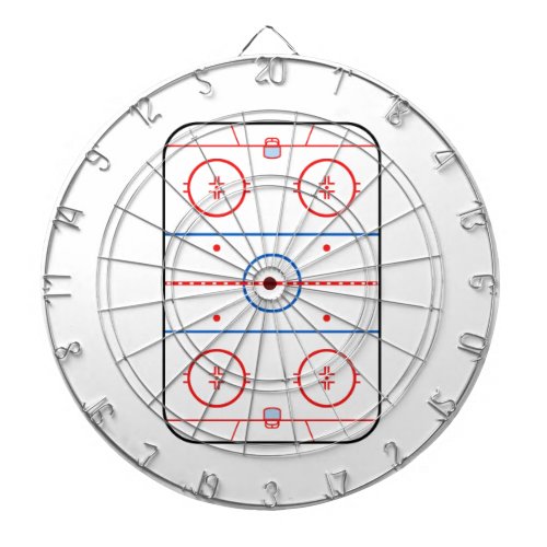 Ice Rink Diagram Hockey Game Design Dartboard