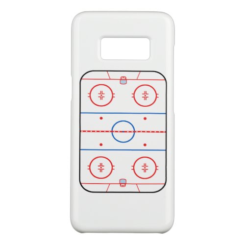 Ice Rink Diagram Hockey Game Graphic Case_Mate Samsung Galaxy S8 Case