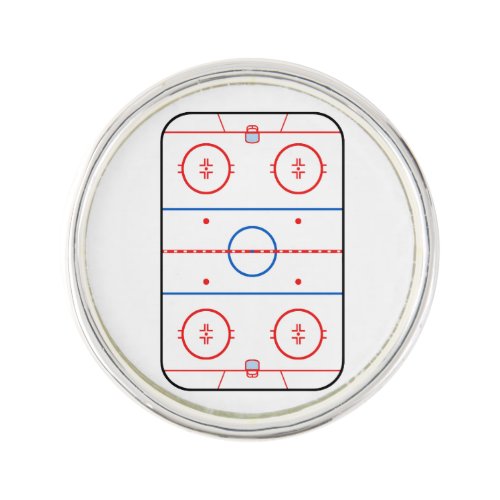 Ice Rink Diagram Hockey Game Graphic Pin