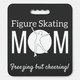 Ice rink seat cushion - Figure skating mom