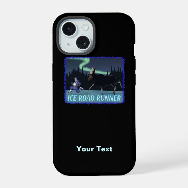 Ice Road Runner Iphone Case (Back)