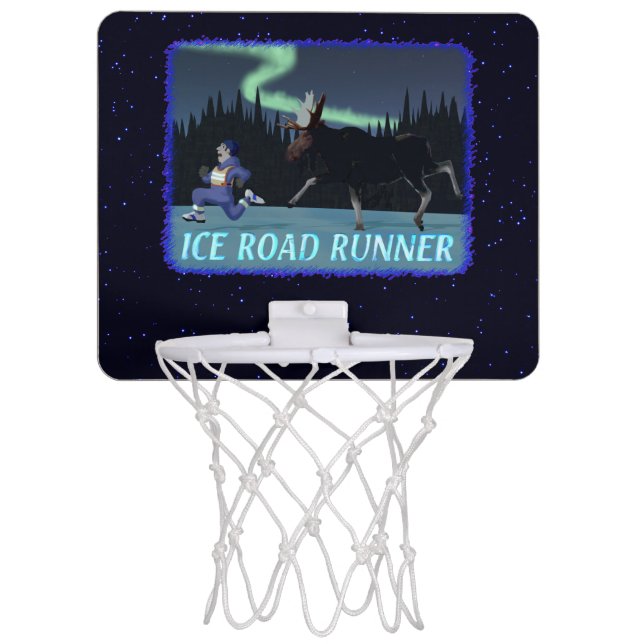 Ice Road Runner Mini Basketball Hoop (Front)