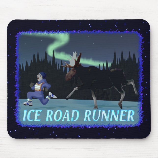 Ice Road Runner Mouse Pad (Front)