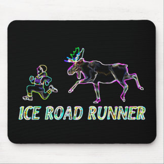 Ice Road Runner Mouse Pad
